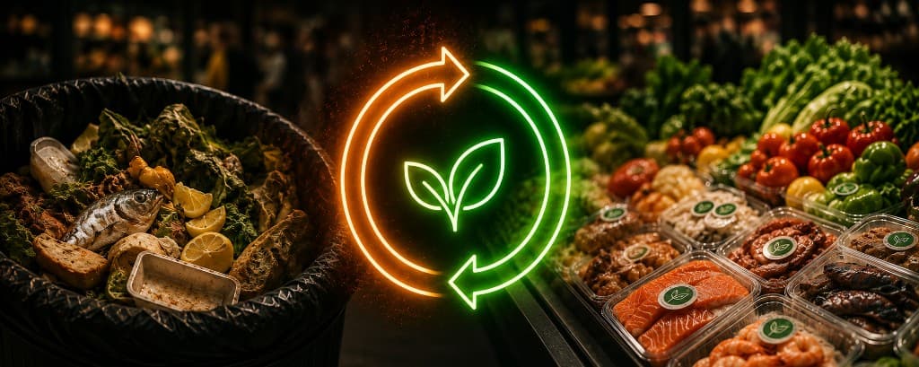 Merma 0 vivetumercado: de residuo alimentario a producto fresco envasado con economía circular